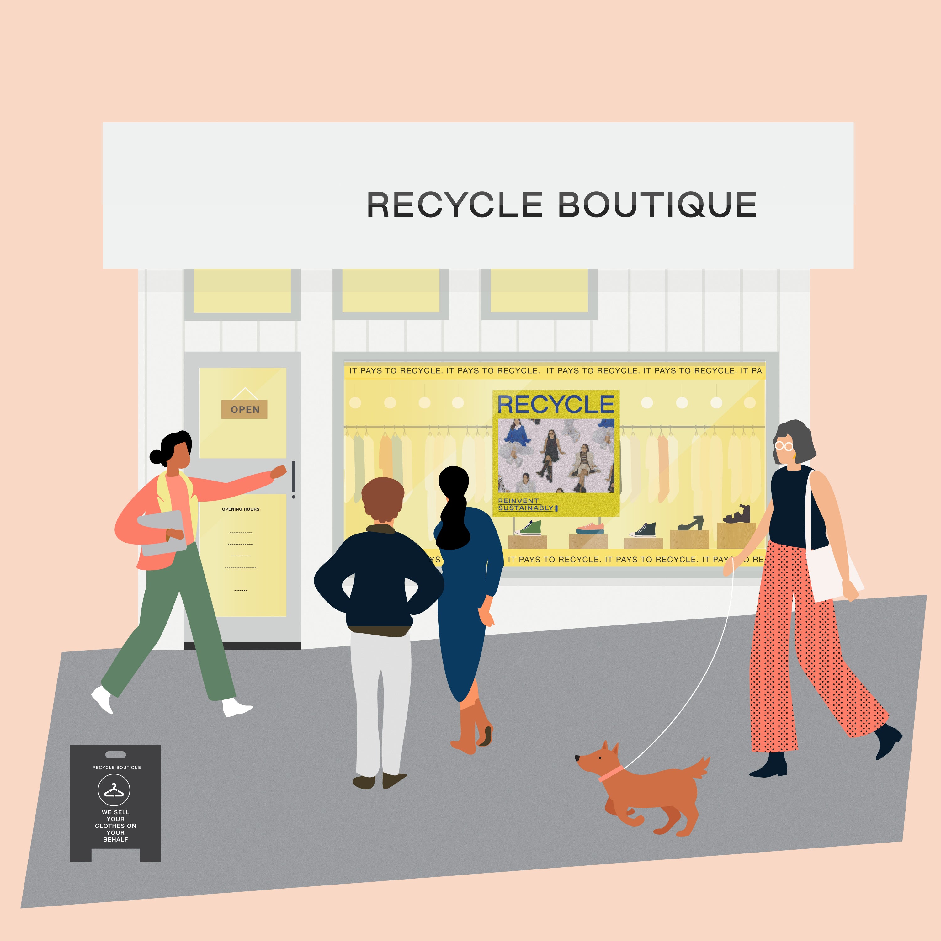 Illustration of our Waiheke Island Auckland store