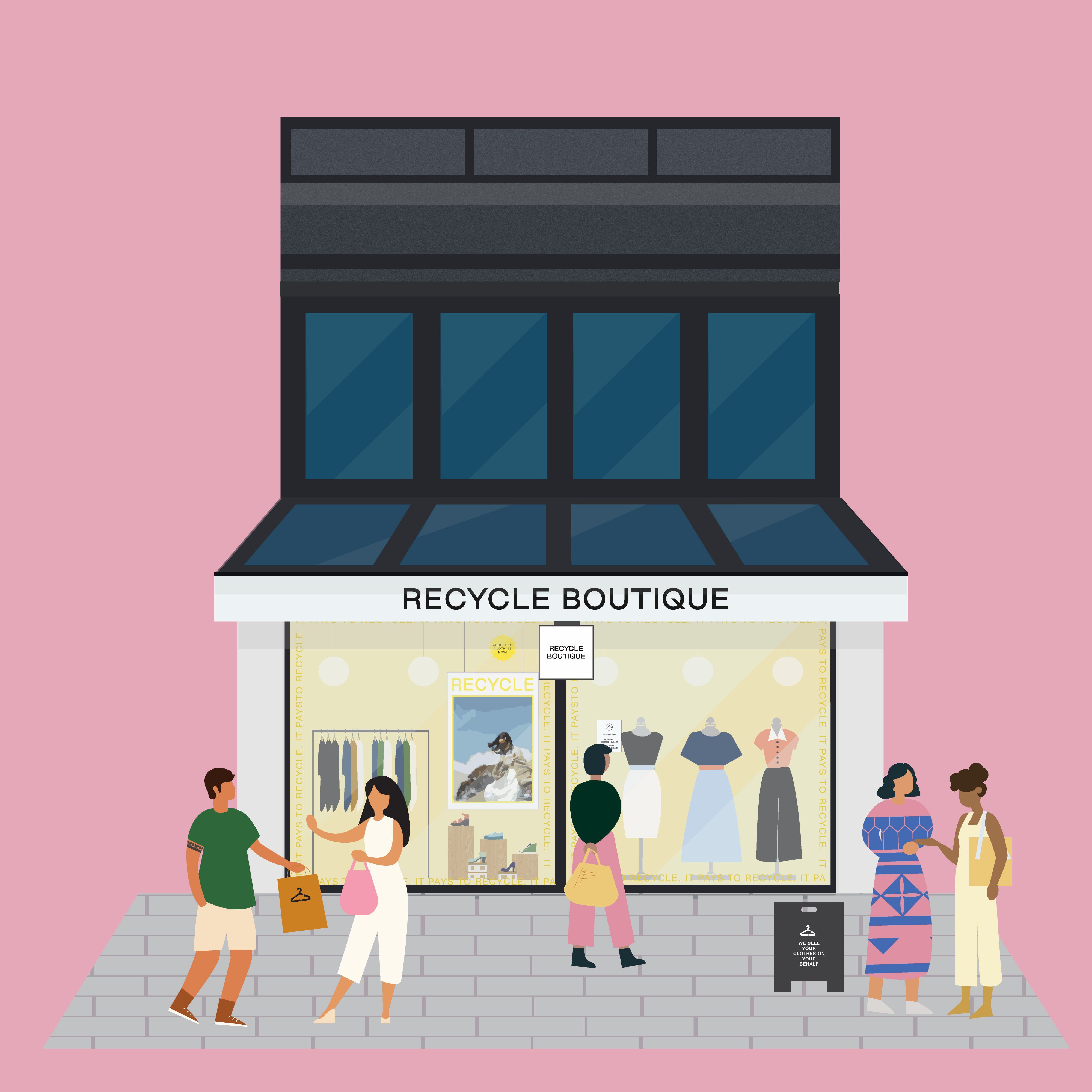 Illustration of our Queenstown store