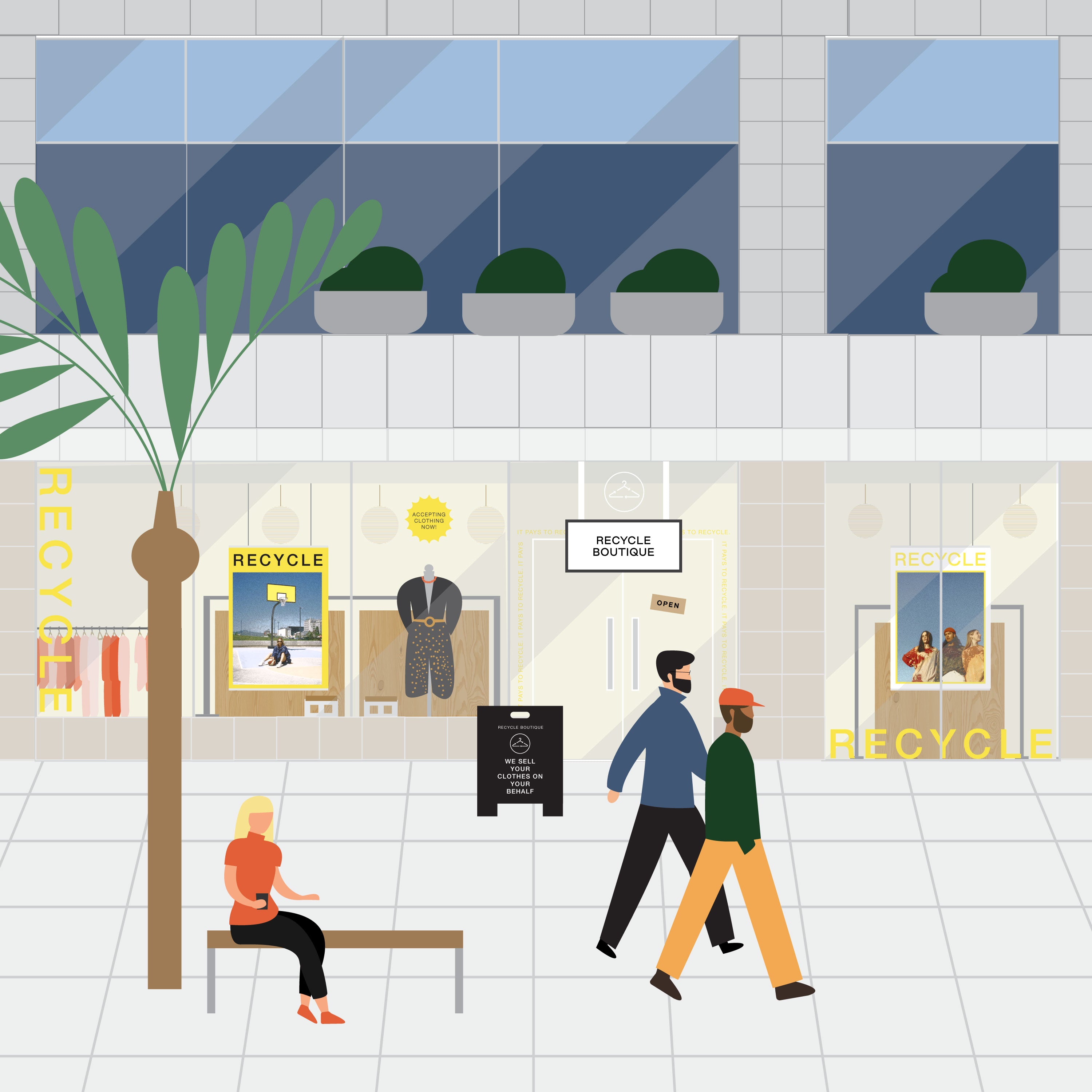 Illustration of our Darby Street Auckland store