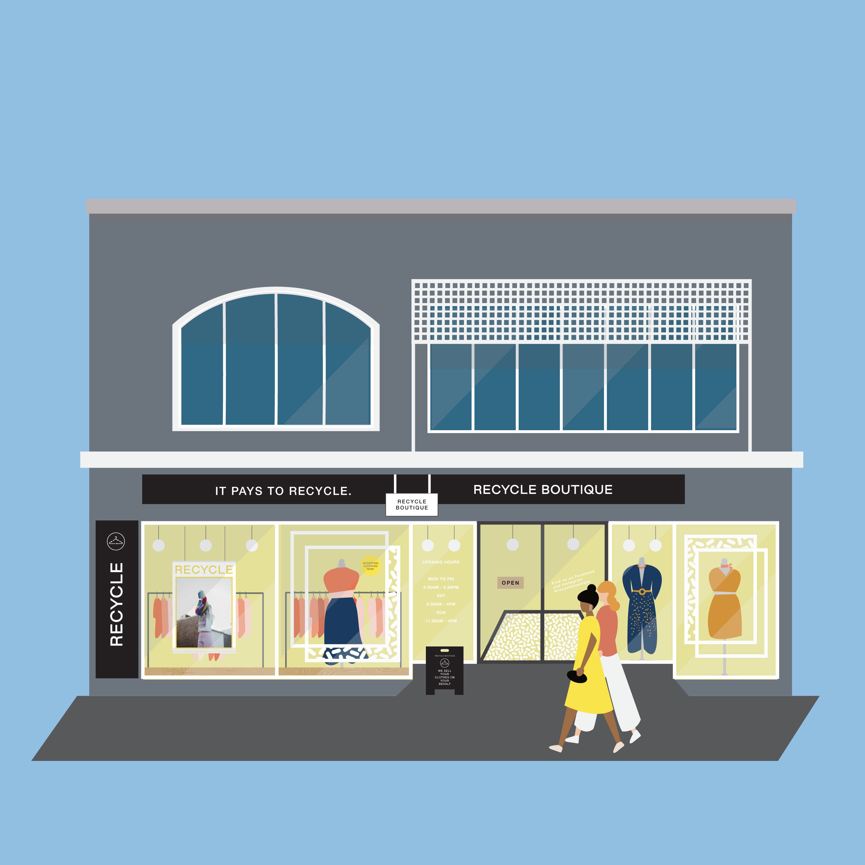 Illustration of our Hamilton store