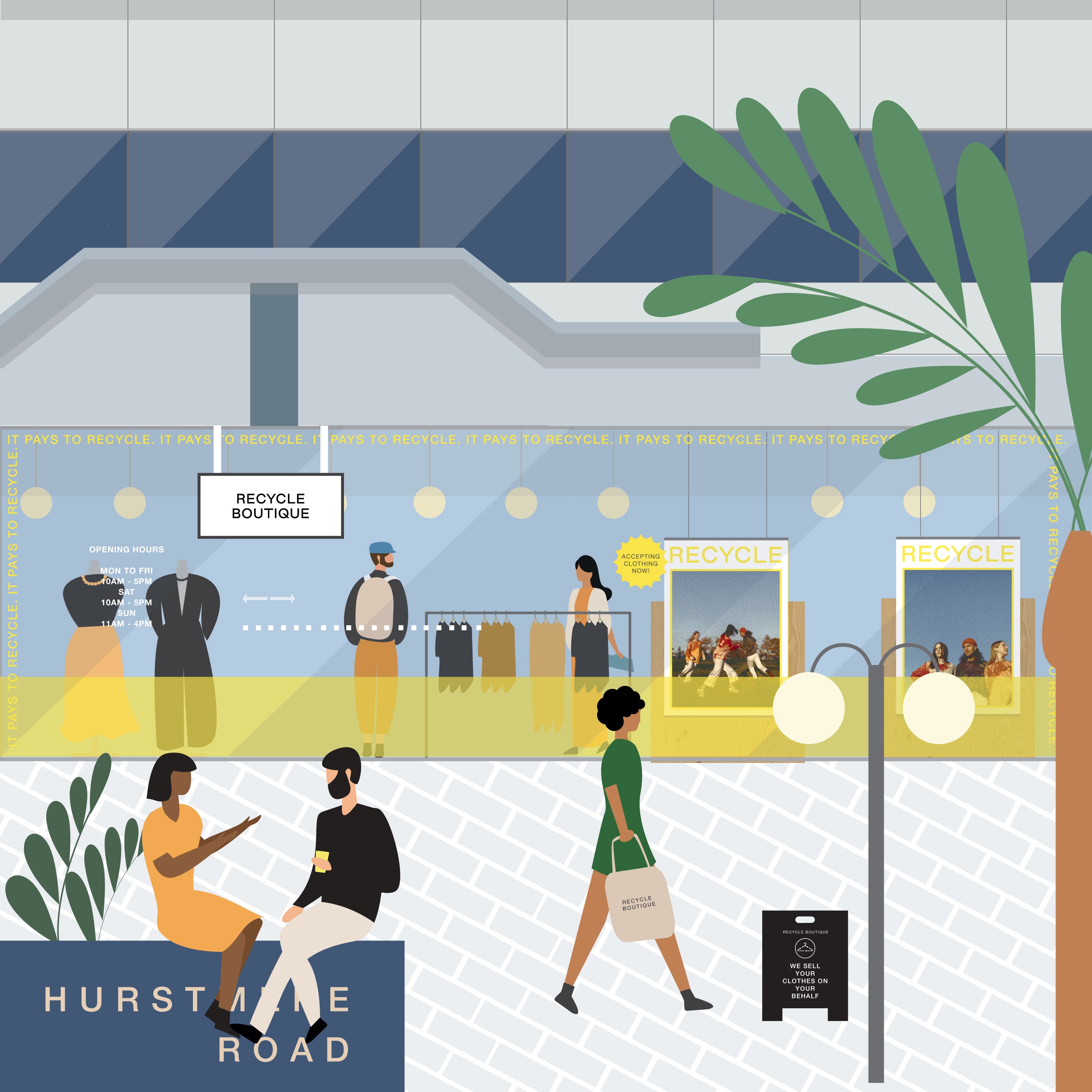 Illustration of our Takapuna Auckland store