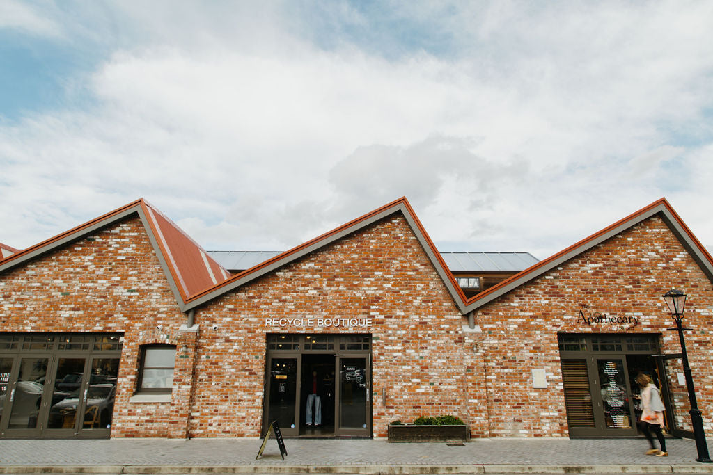 Exterior shot of our Christchurch store in The Tannery shopping precinct.