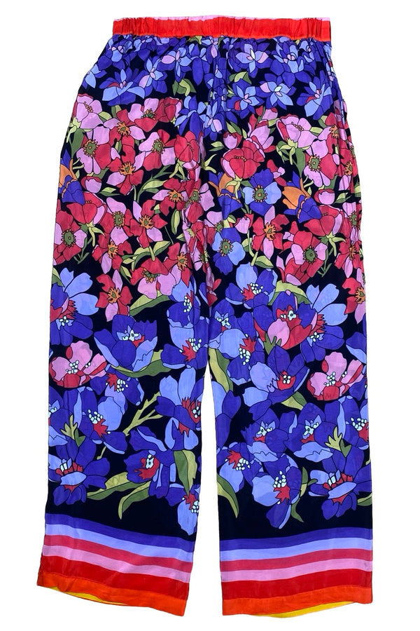 Flower Print Designer Pants
