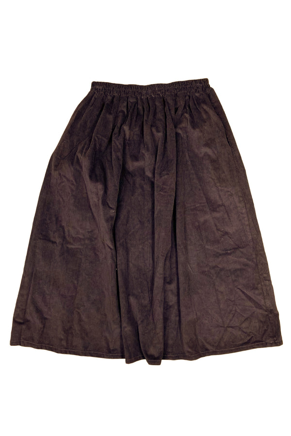 Designer Yao - Cord Midi Skirt