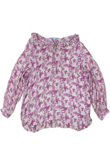 When Harry Ran Away - Sheer Flower Print Top