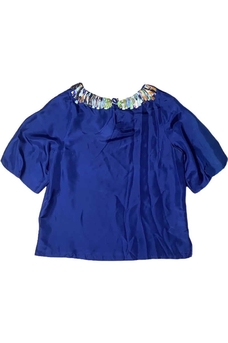 Dries Van Noten - Silk Short Sleeve Top