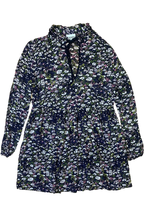 Ganni - Floral Mini Dress