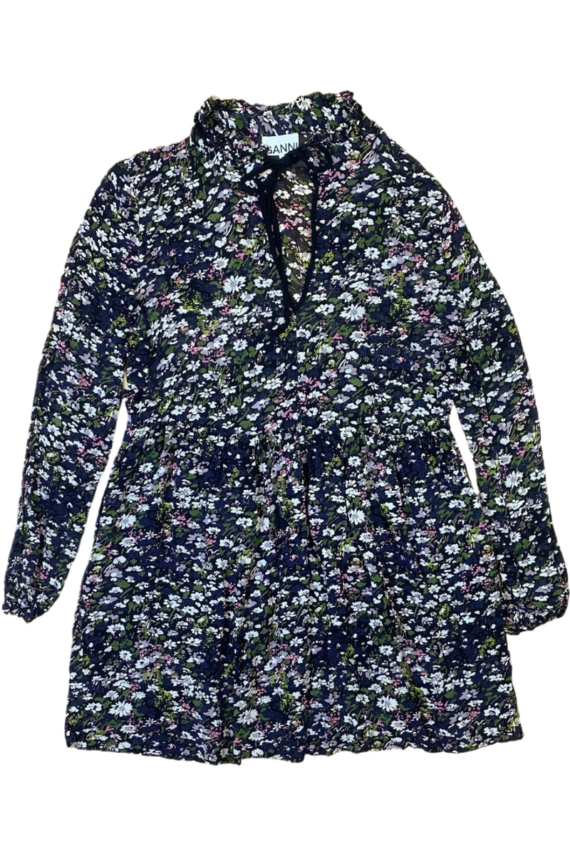 Ganni - Floral Mini Dress