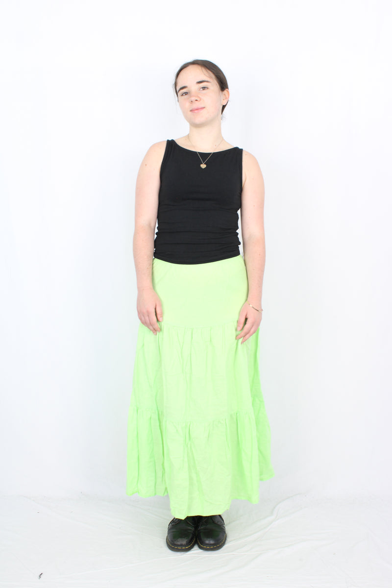 Stella Claire - Tiered Maxi Skirt