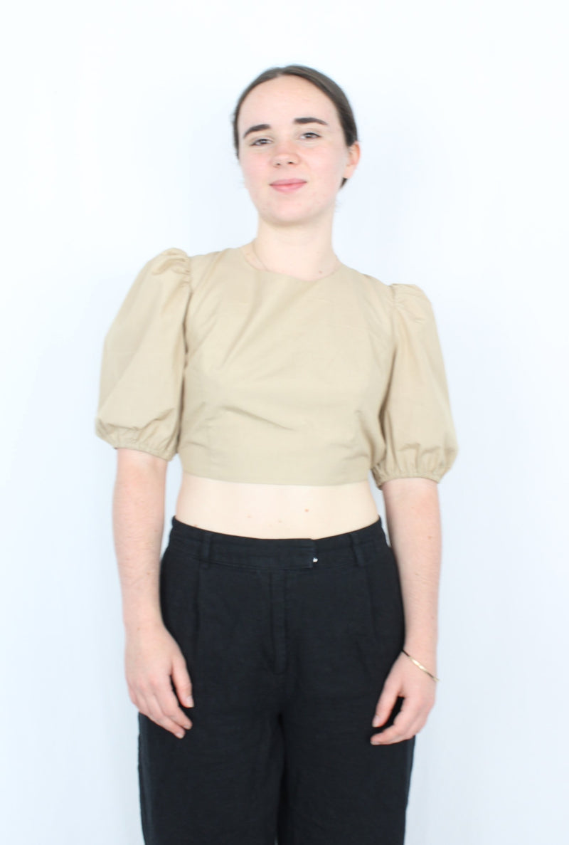 Hansen & Gretel - Backless Puff Top