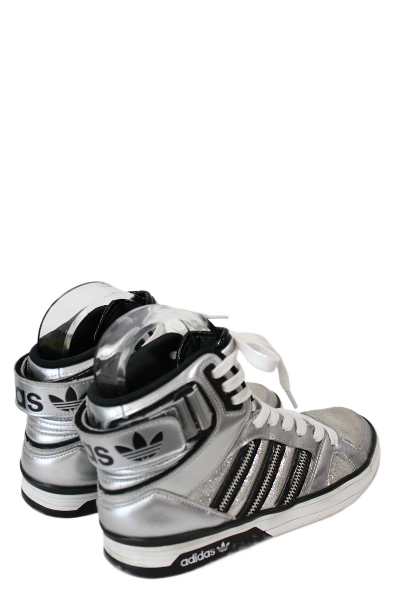 Adidas - Silver High Tops