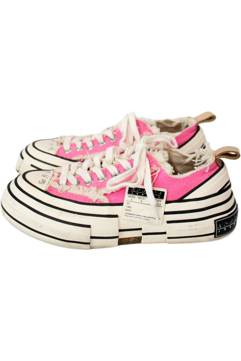 Vessel - Pink Canvas Low Tops