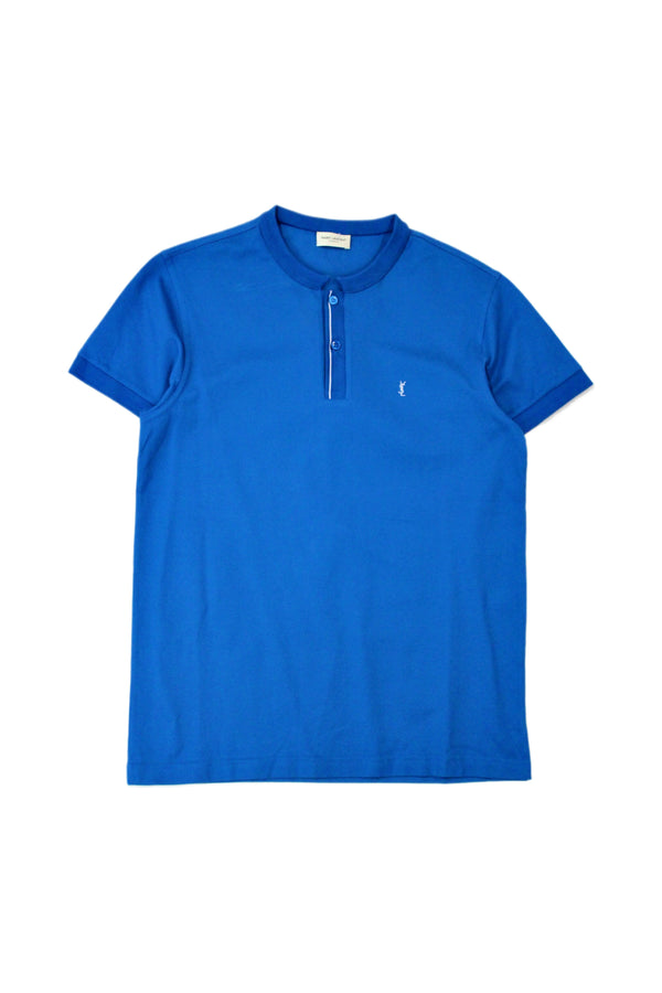 YSL - Collarless Polo Shirt