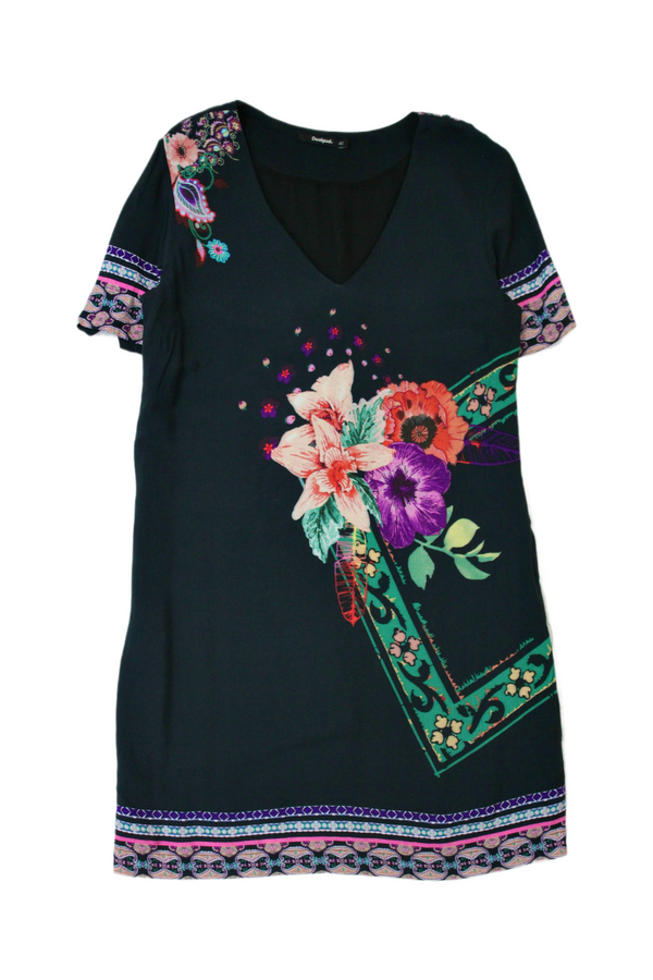 Desigual - Floral Print Shift Dress