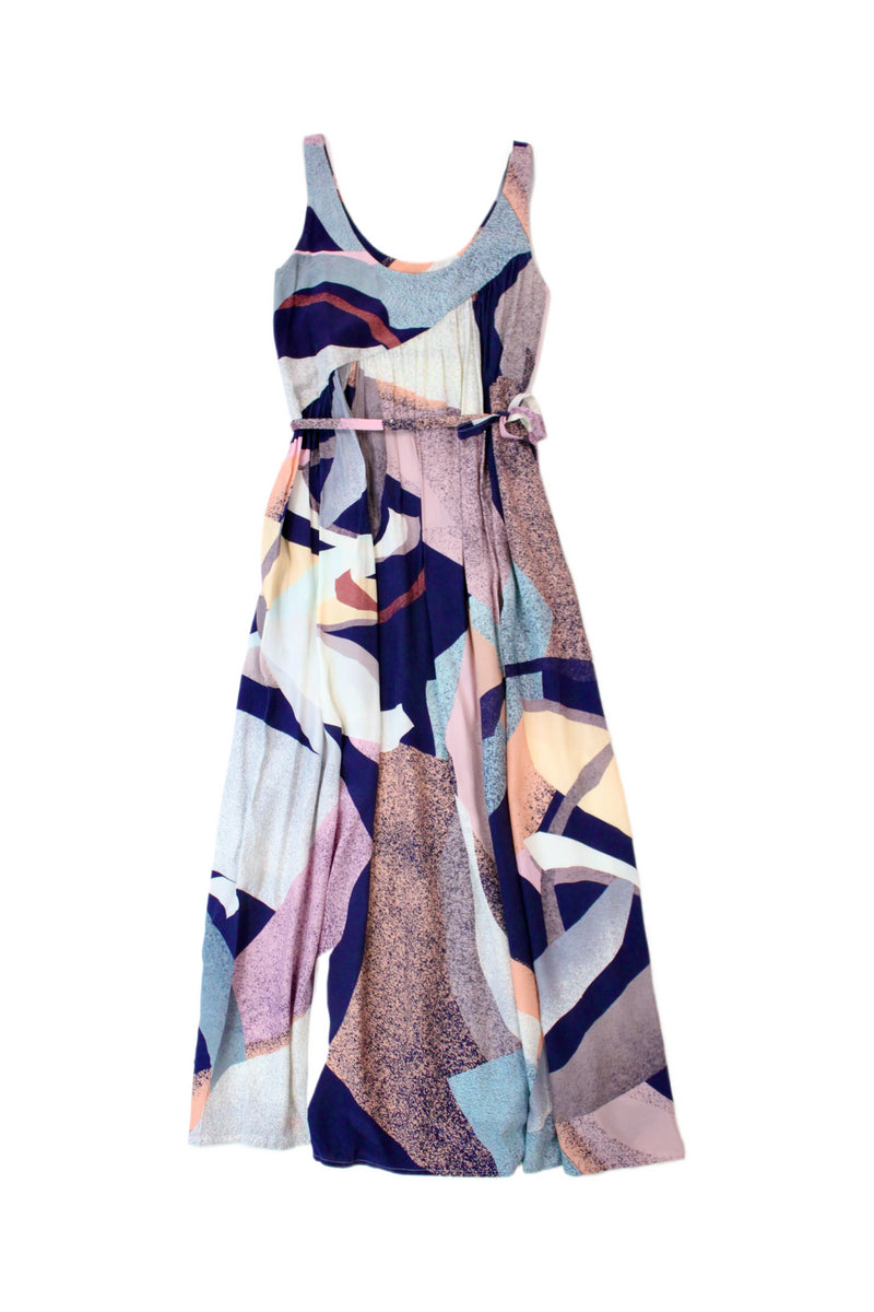 Elk - Abstract Print Maxi Dress