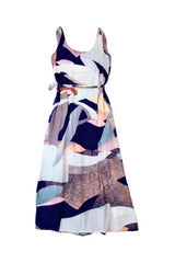 Elk - Abstract Print Maxi Dress