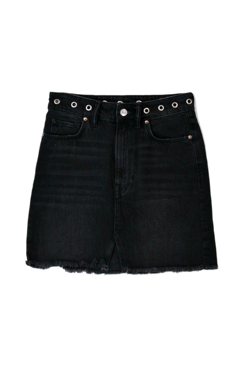 All Saints - Eyelet Detail Denim Mini