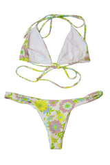 Frankies Bikinis - Pastel Floral Bikini