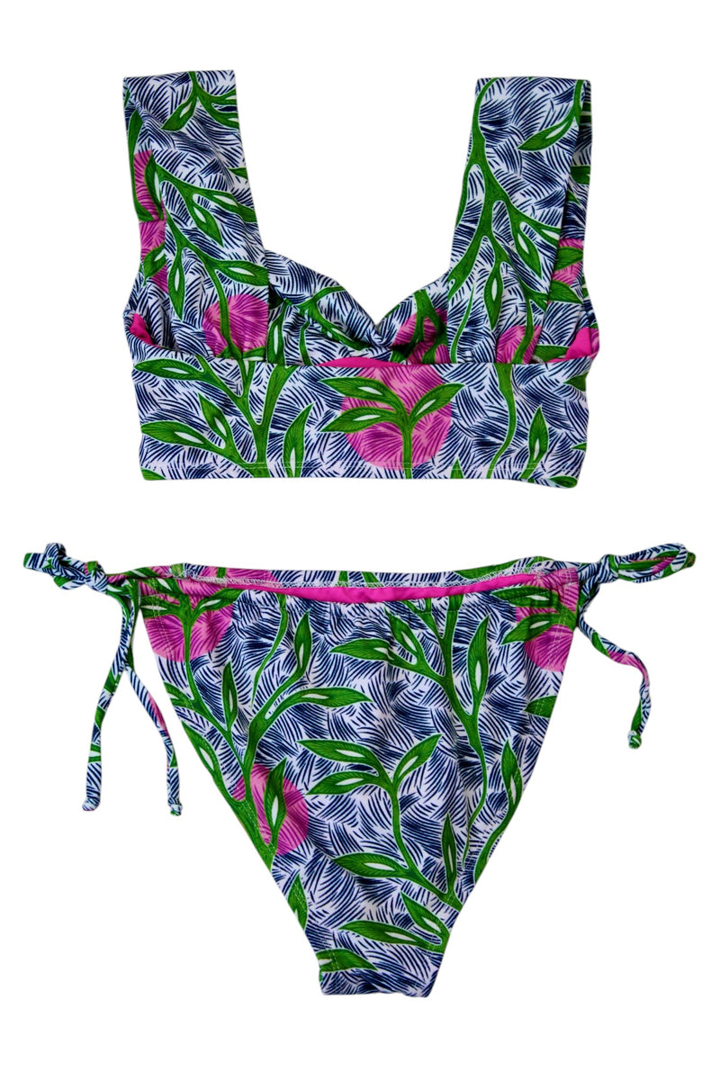 Liberty & Justice - Leaf Print Bikini Set