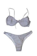 Bikini Lovers - Metallic Silver Bikini