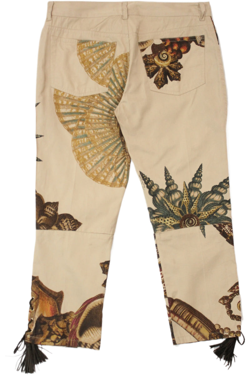 Roberto Cavalli - Shell Print Capris