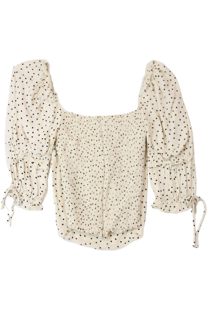 Reformation - Spotted Blouse