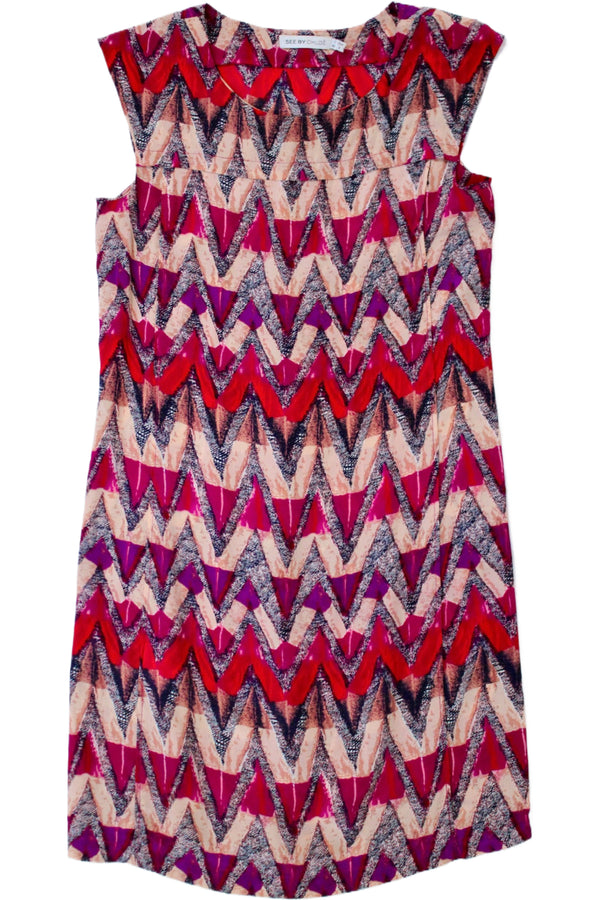 See by Chloe - Patterned Shift Dress