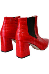 Isabella Anselmi - Croc Ankle Boots