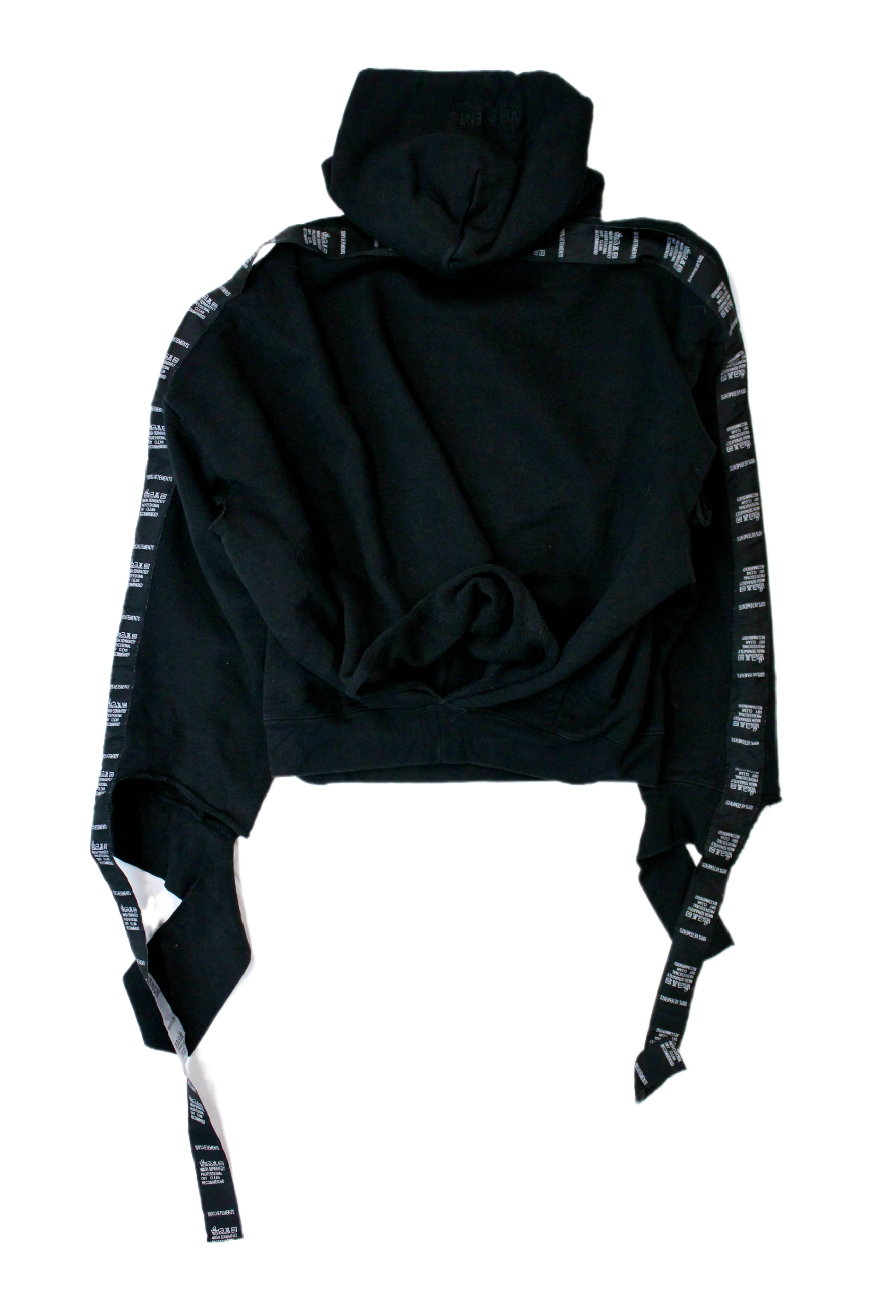 パーカー VETEMENTS Tape hoodie 1164e48f3919409d8d7c206d1b823f