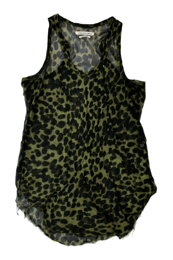 Isabel Marant Etoile - Leopard Chiffon Singlet