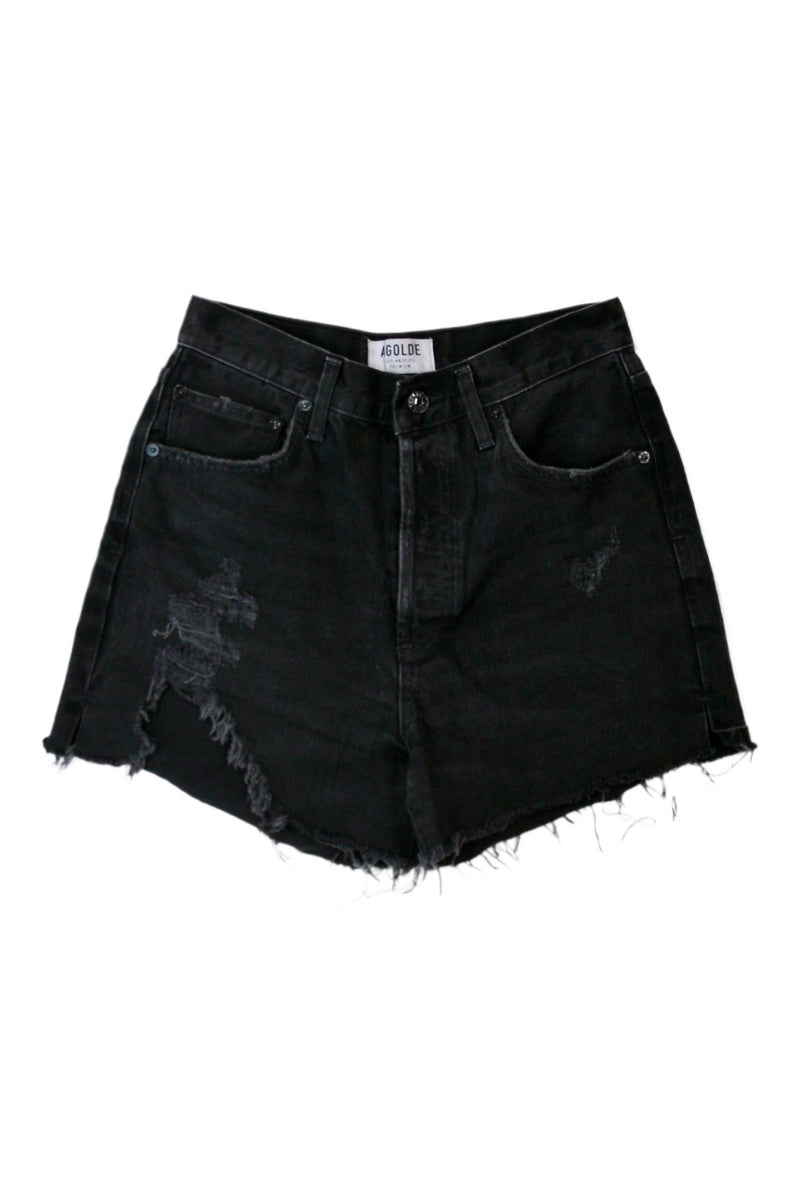 Agolde - Distressed Denim Shorts