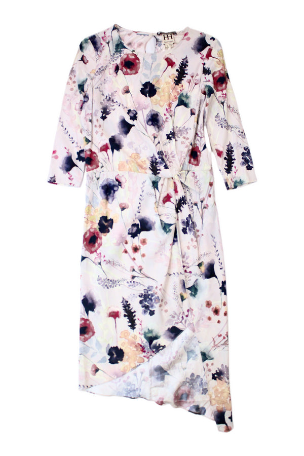 Haute Hippie - Watercolour Floral Midi