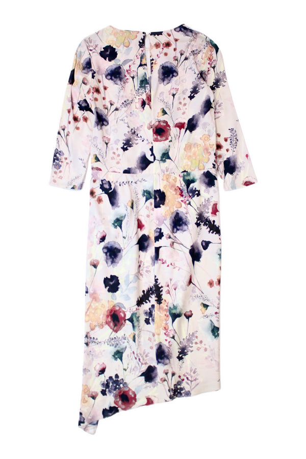 Haute Hippie - Watercolour Floral Midi