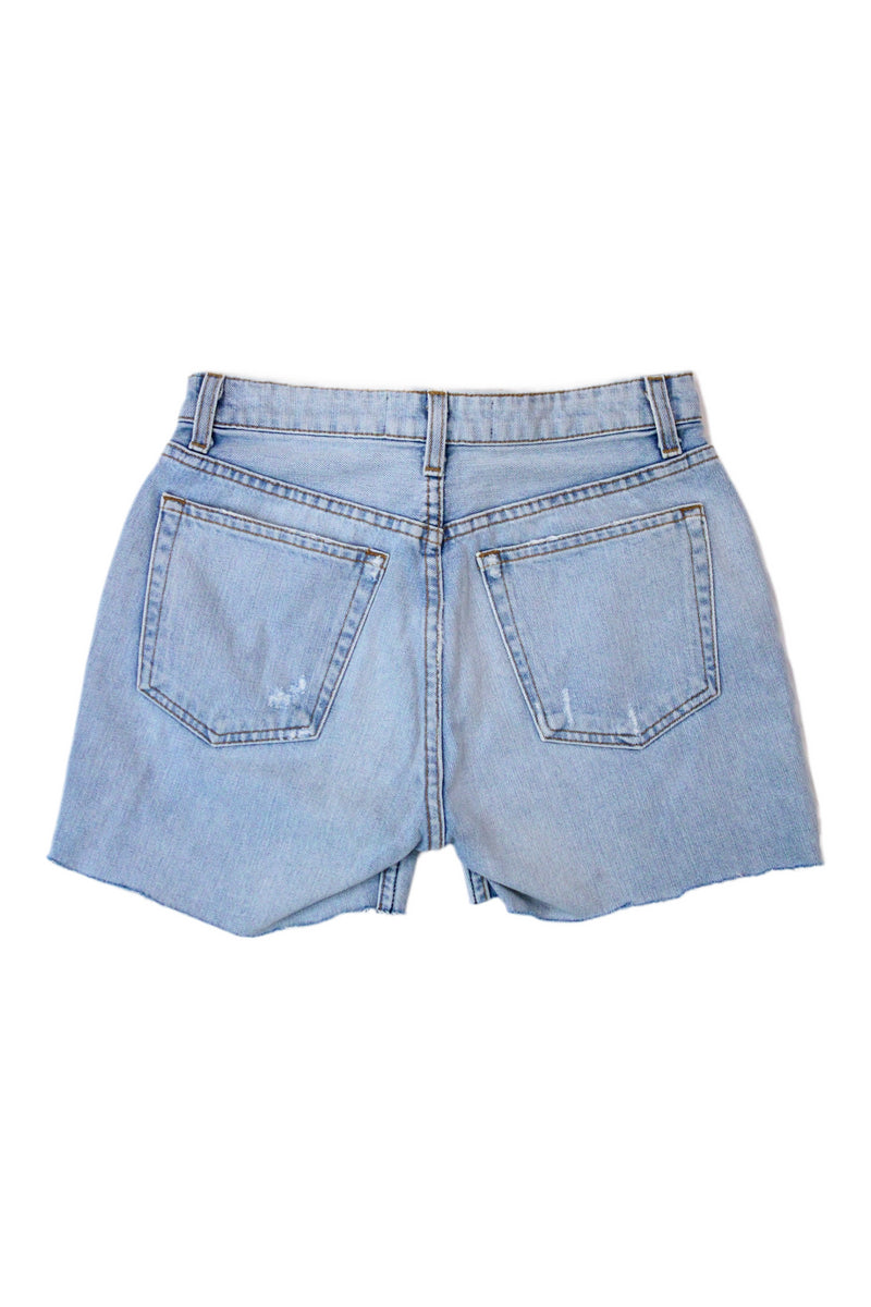 Reformation - Distressed Denim Shorts