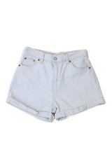 Levi's - Light Wash Cuffed Shorts