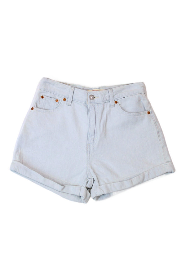 Levi's - Light Wash Cuffed Shorts