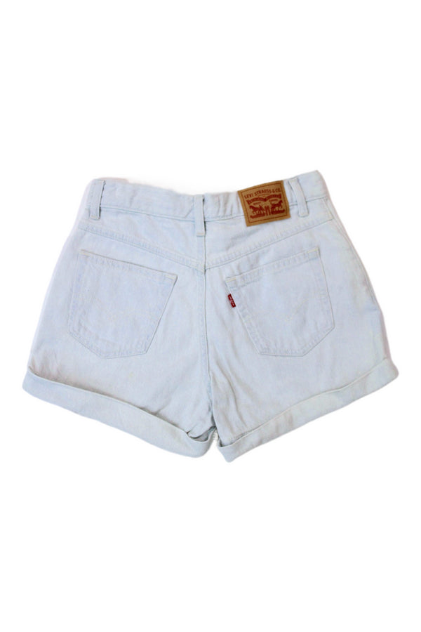 Levi's - Light Wash Cuffed Shorts