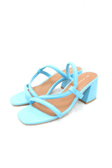 Mi Piaci - Blue Strappy Heels