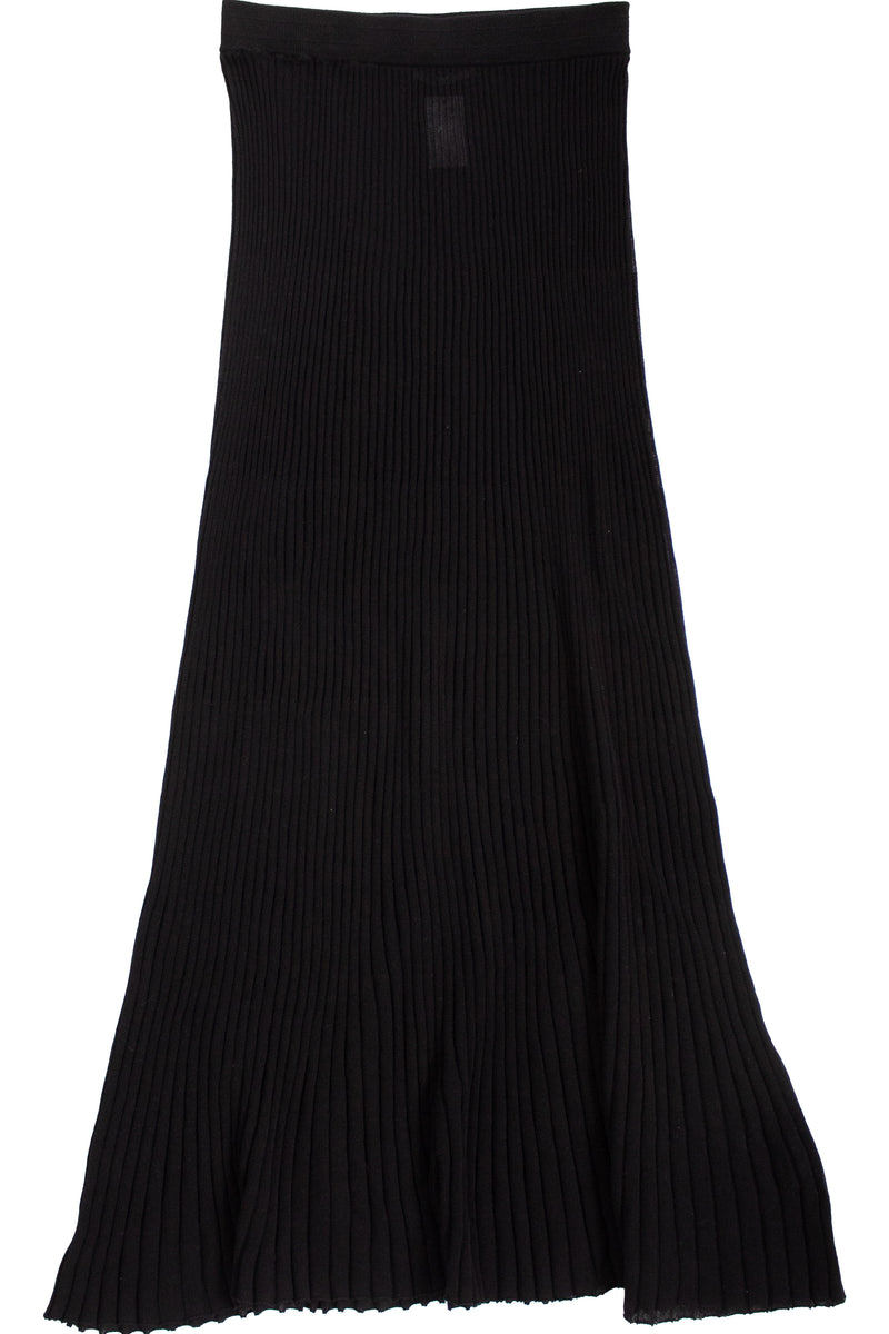 Ruby - Ribbed Maxi Skirt