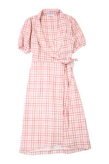 EMORY PARK - Plaid Wrap Dress