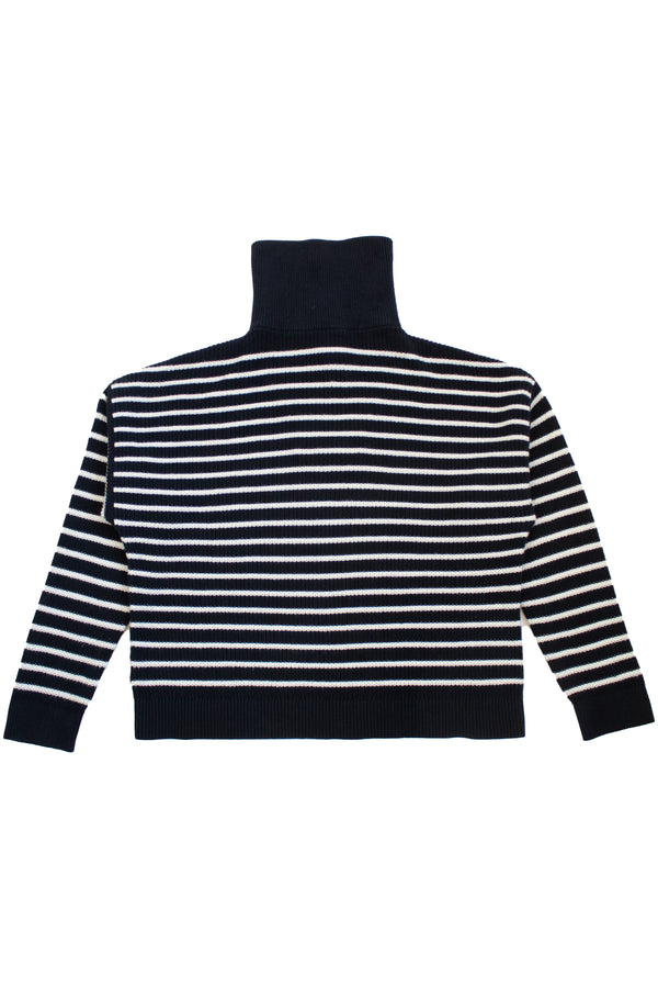 Tommy Hilfiger - Striped Quarter Zip Sweater