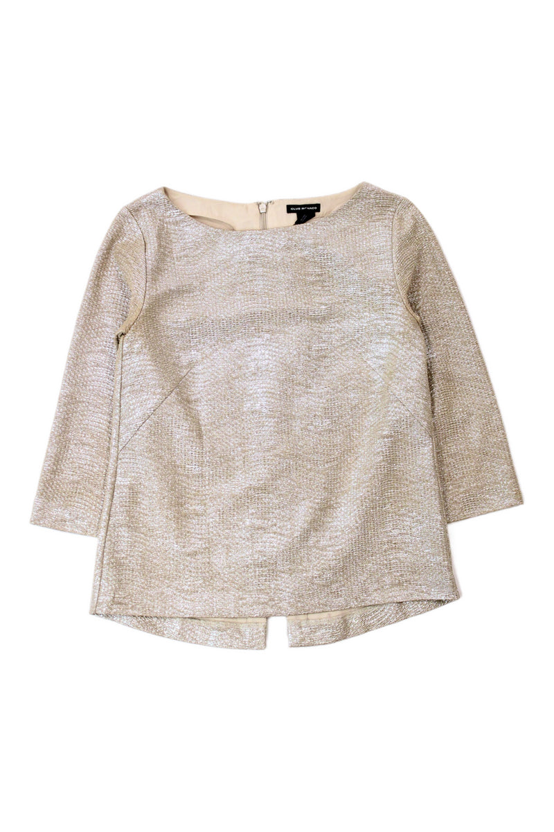 Club Monaco - Gold Crinkle Top