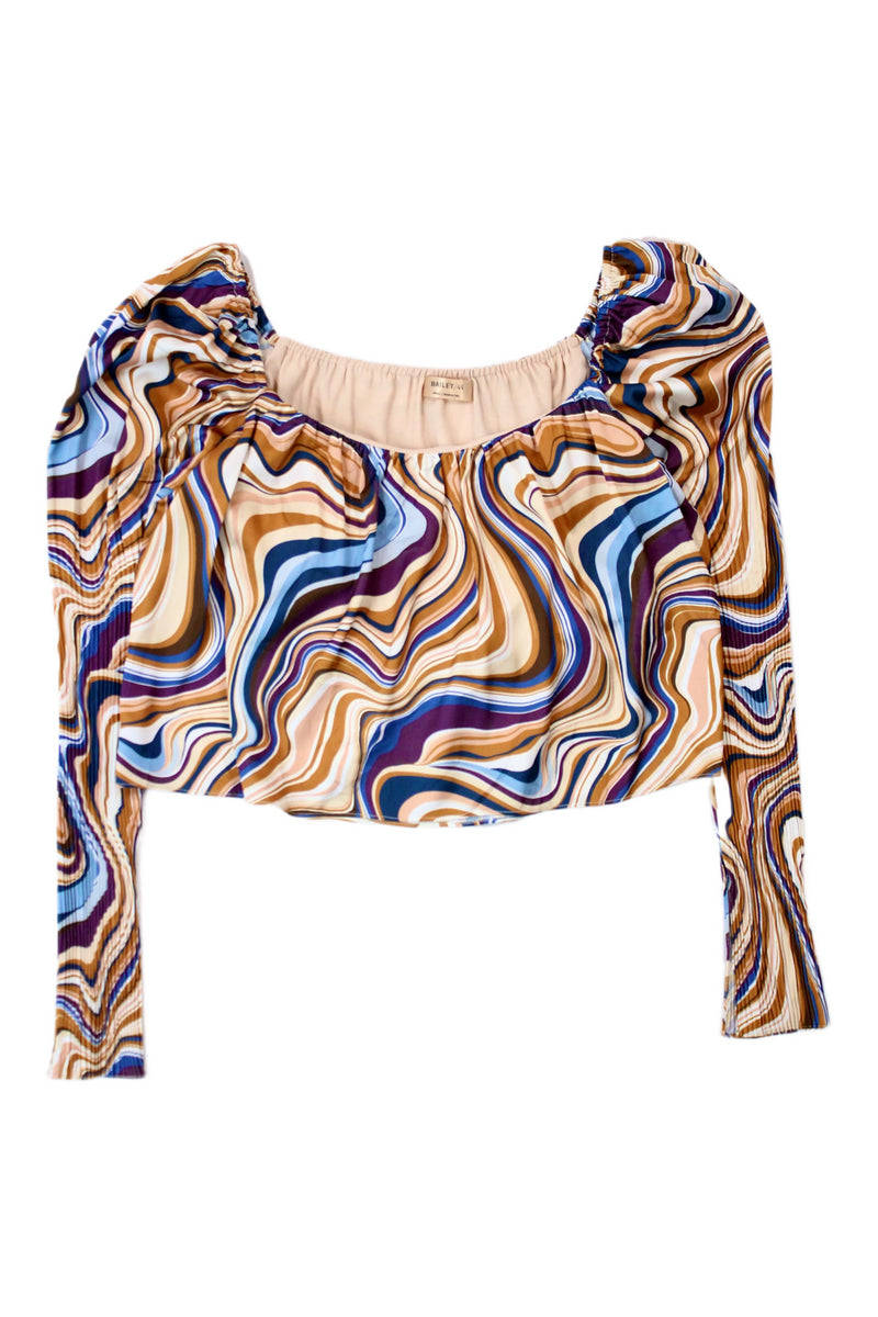 Bailey/44 - Swirl Satin Top