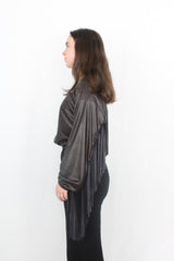 Souvenir - Pleather Fringe Top