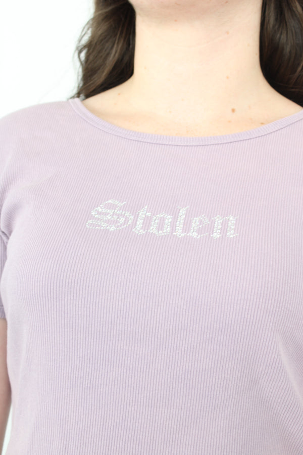 Stolen Girlfriends Club - Diamante Text Tee