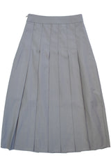 Olive - Pleated Midi Skirt