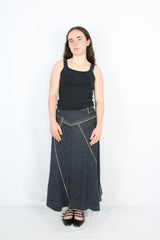 Guava - Vintage Denim Skirt