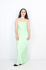 Ruby - Satin Mint Dress