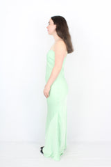 Ruby - Satin Mint Dress