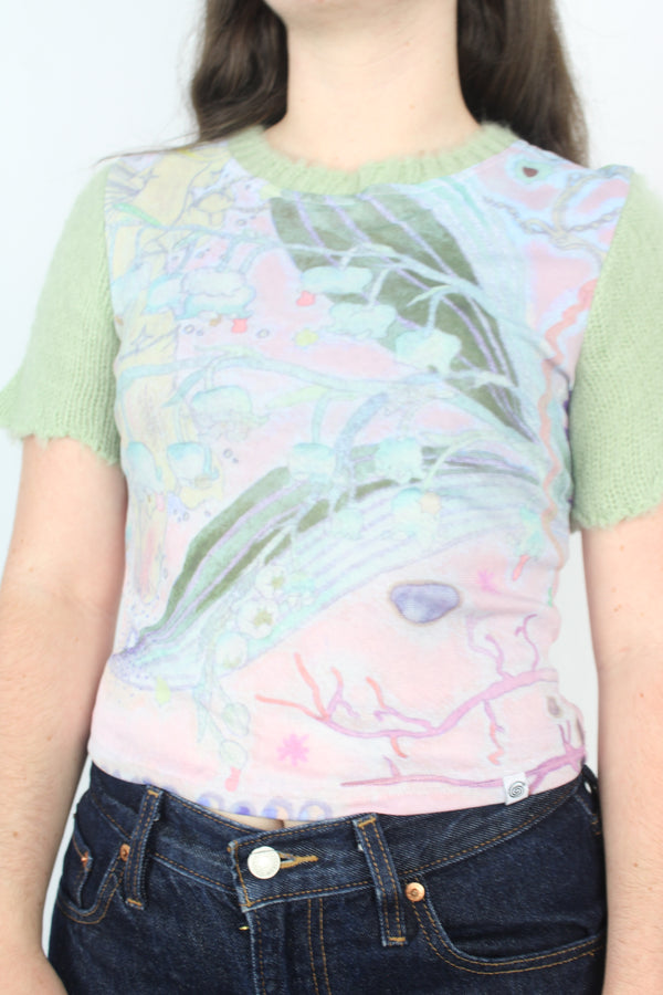 Sixth Dimension - Abstract Knit Top